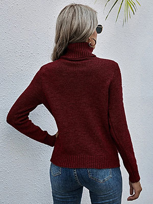 Wool high neck jumper photo review